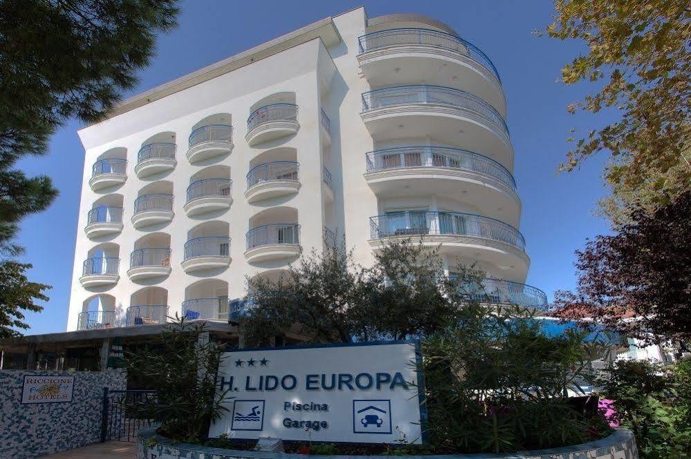Hotel Lido Europa Riccione Exterior foto